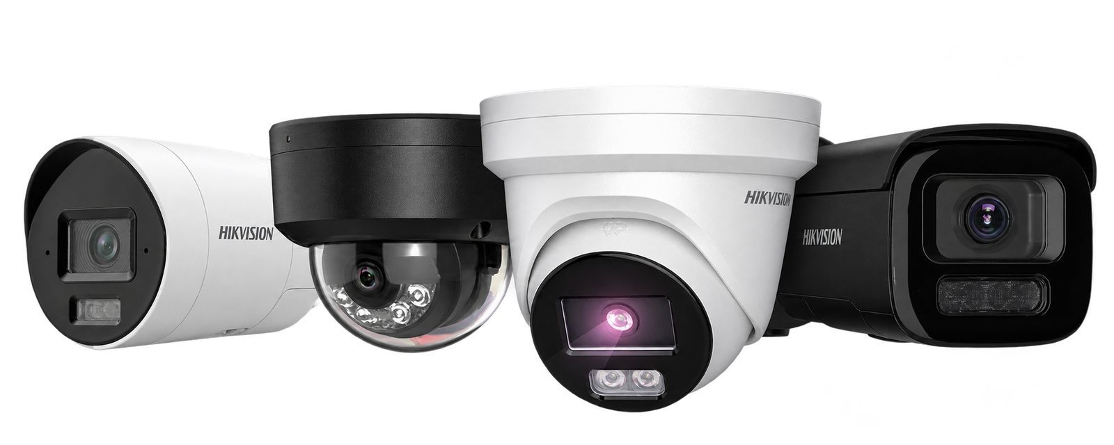 Home Cámaras Hikvision IP en formatos bullet, domo y turret